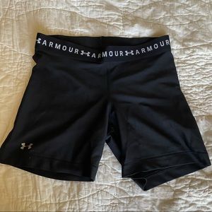 Black Under Armour Biker Shorts